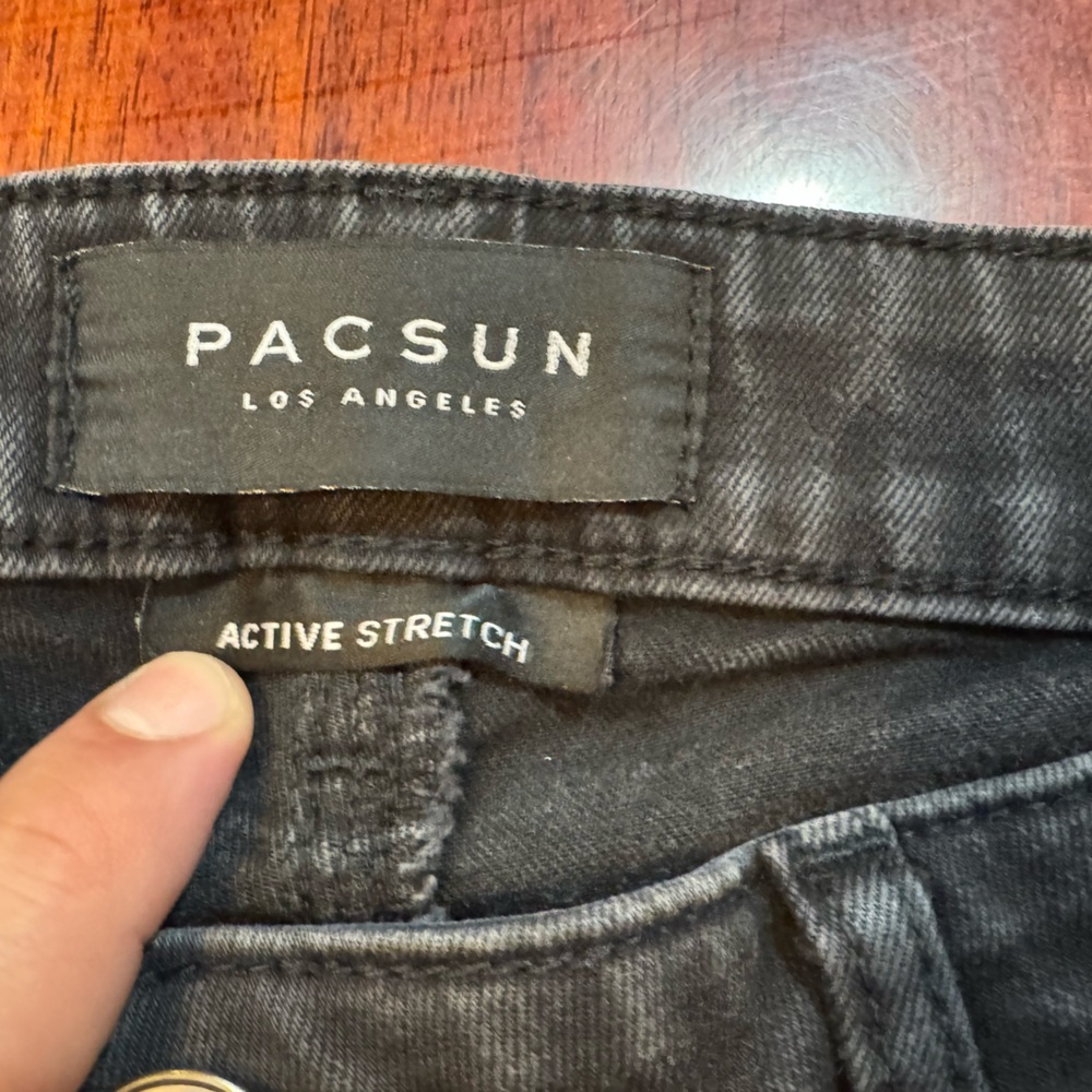Men's Black Jeans Pacsun Stylish - Picture 8 of 9